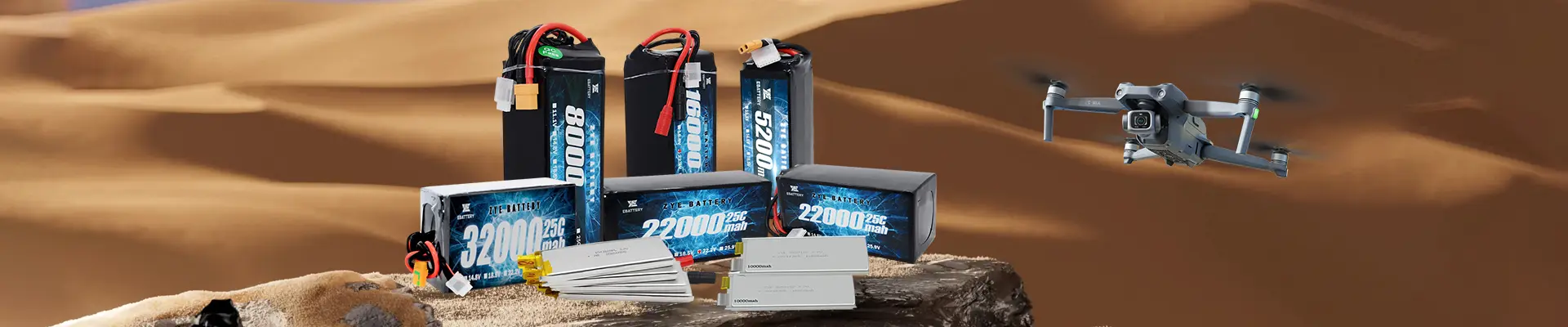 Drone Lipo ဘက်ထရီ