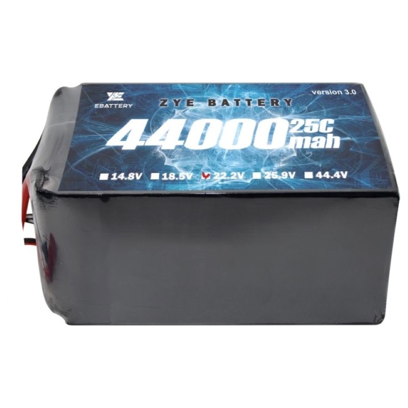 စိုက်ပျိုးရေးဒရုန်းများအတွက် 25C 6S1P 22.2V Lipo Pack