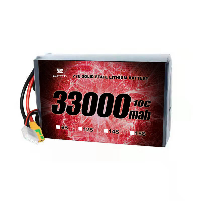 LI High Voltage 33000mah Solid State ဘက်ထရီ