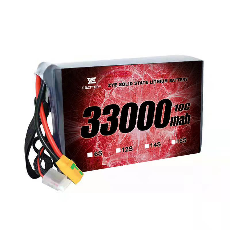 LI High Voltage High Energy 33000mah Solid State ဘက်ထရီ