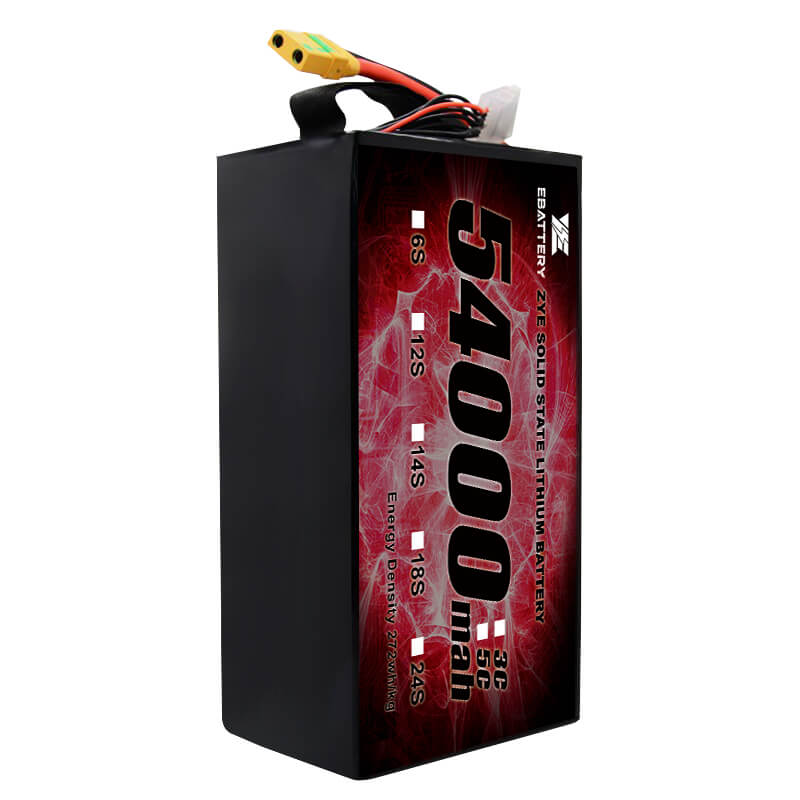 LI HV 54000mah 12S Solid State ဘက်ထရီ